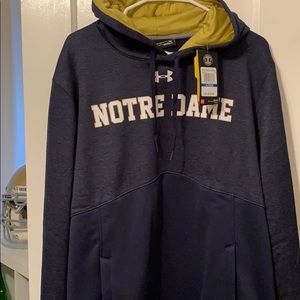 NWT Notre Dame Under Armour hoodie